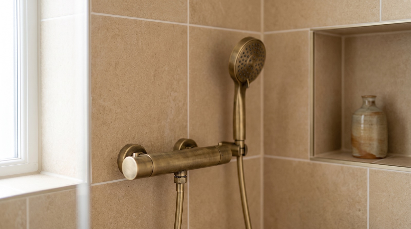 Spa shower detail
